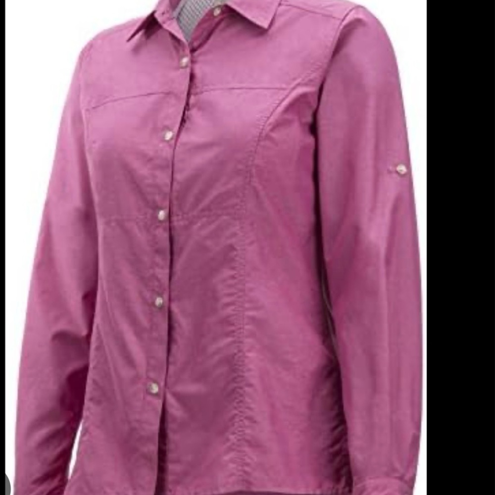 EX Fficio size M woman Pink Button-Up Shirt